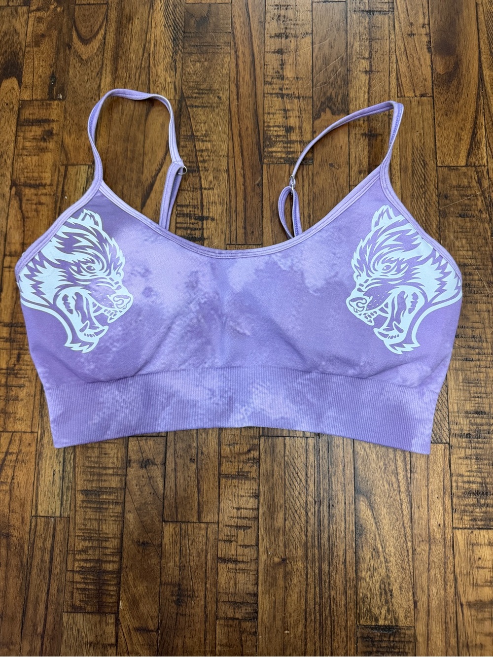 Darc Sport Seamless Lavender Tie-Dye Bralette No Size Tag